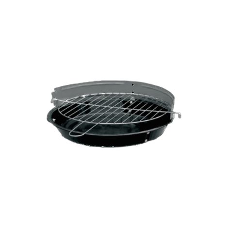 Master Grill MG930 Barbacoa Parrilla para Jardín Terraza Parrilla de Carbón Redonda Diámetro 32,5 cm