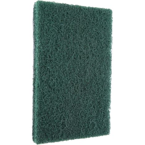 Lot de 5 tampons à récurer abrasifs industriels (verts à gros grains) (1/5)