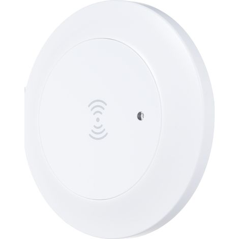 Détecteur de présence corps ZigBee 3.0 radar 24GHz détection mouvement éclairage automatique capteur présence salle de bain ABS blanc 9x9x2.85cm avec passerelle (1/5)