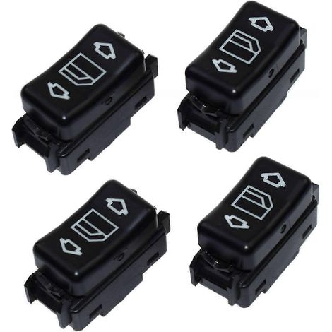 2 paires d'interrupteurs de lève-vitre électriques gauche et droit pour Mercedes 190 260 300 1248204610 (1/5)