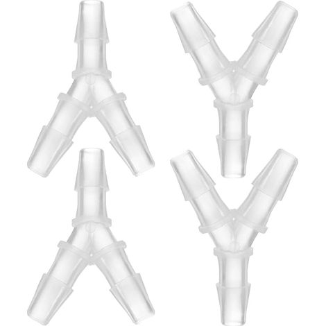 4 Pièces Raccord en T 5/16" Égal Raccord de Jonction Transparent (1/5)