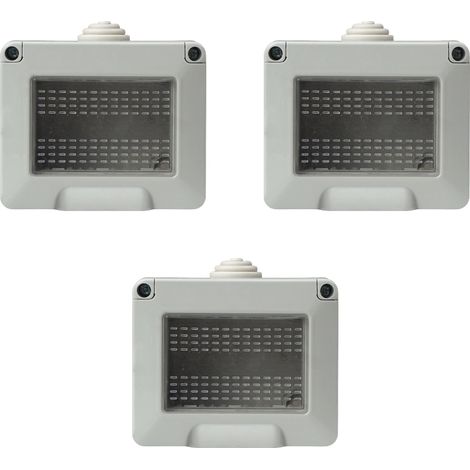 gloca Custodie Esterne Contenitori Idrobox Compatibili Serie Plana (3P IP55, 3 UNITÀ) (1/4)