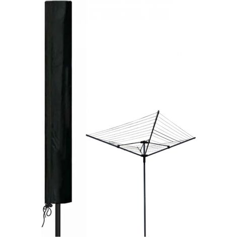 Bâche, housse de protection imperméable pour séchoir parapluie - 180 x 30 x 30 cm - Noir - Linxor (1/5)