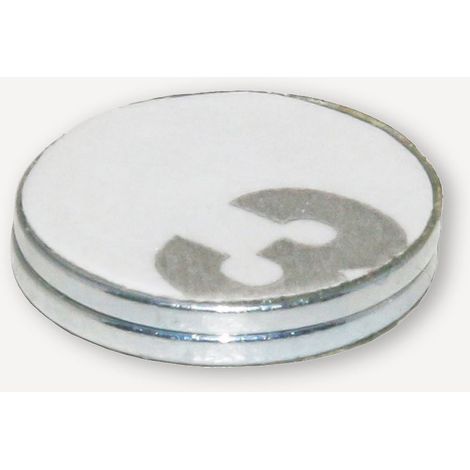 Magna-C Neodym-Scheibenmagnet Ø12x1mm selbstklebend (1/4)