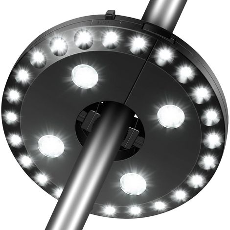 Luci per ombrellone, luci per asta portabandiera, illuminazione a LED bianco freddo, Luci per ombrellone, luci per asta portabandiera, illuminazione a LED bianco freddo (1/5)