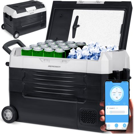 Nevera portátil Icemax 400 Berdsen de 40 litros con compresor - negra y gris (1/5)