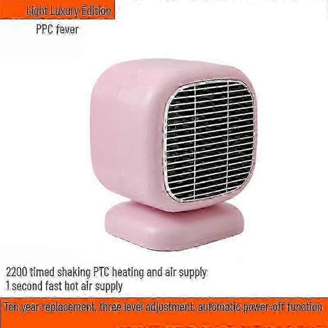 Chauffage soufflant électrique oscillant, petit radiateur d'appoint à air chaud économique et à chauffage rapide pour la maison miao7 (1/5)