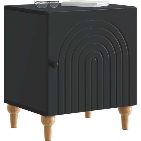 Maison Exclusive - Armadio da Notte Nero 43 x 34,5 x 50 cm Legno ingegnerizzato (1/5)