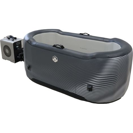 Netspa – Bain froid Järvi – Technologie Drop-Stitch – Compatible glaçons et chiller – Isolation thermique optimale – Installation rapide en 5 minutes