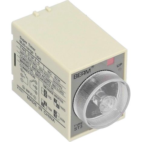 BERM Zeitrelais Einstellbare Einschaltverzögerung Zubehör Ersatzteil ST3PAD(DC24V )