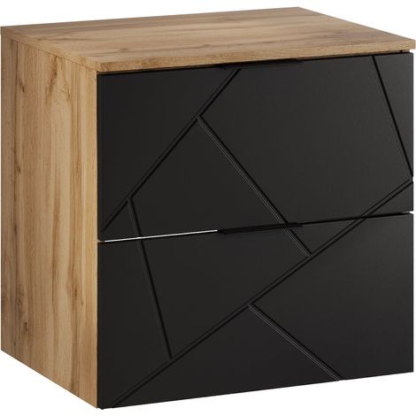 Badplaats Waschbeckenunterschrank Manello 60 x 46 x 58 cm – Eich