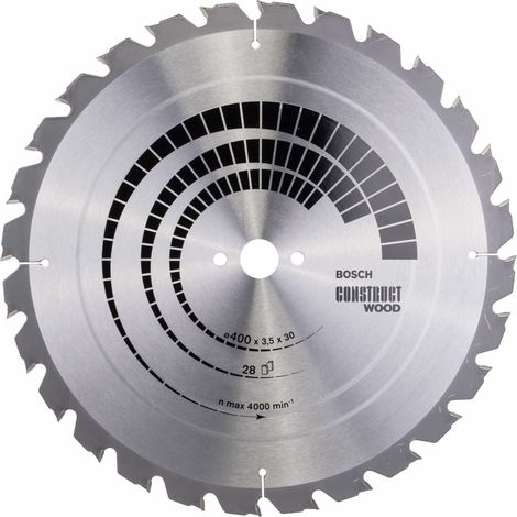 Bosch Standard for Construct Wood Lama per sega da banco 400x30 mm per legno chiodato (1/5)
