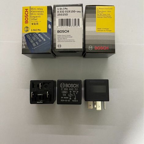 Bosch Kfz-Relais, Bosch 12V 5-poliges Umschaltrelais 0986AH0151