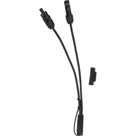 Câble adaptateur 10AWG vers SAE pour panneaux solaires, rallonge solaire SAE pour automobiles et motos, 0,35 m, noir (1/5)