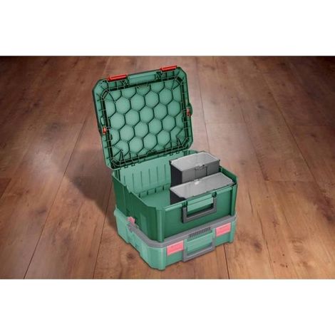 Bosch – Mallette pour matériels électroportatifs 1600A01V7P – Dimensions 175.90 x 104.60 x 131.50 mm – Matériau PP – Boîte à petits accessoires (1/4)