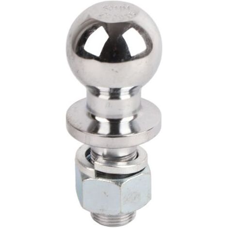 Boule d'attelage de remorque surface lisse brillante Structure compacte antirouille forte résistance avec filetage précis 50 mm/1.96in (1/3)