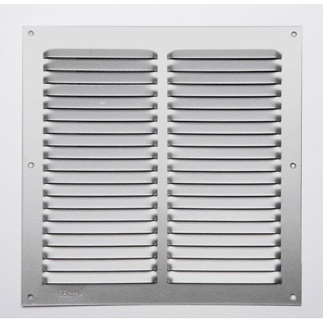 Kantenloses Aluminiumgitter 0,6 Natur 200x200mm