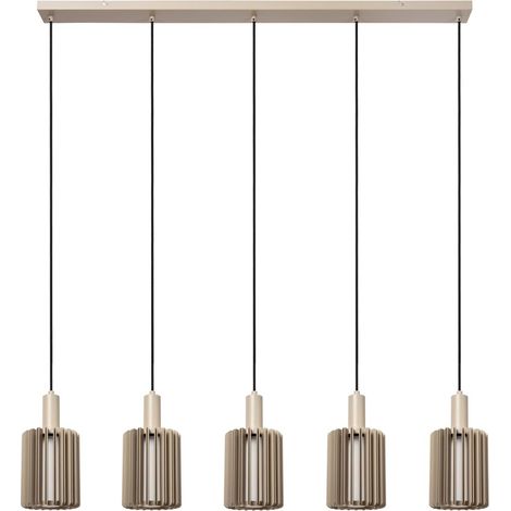 Lampe suspendue à 5 lumières Lambres taupe pur - 45410/05/41 (1/3)