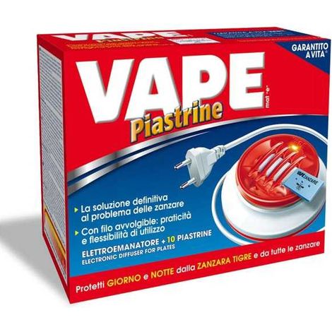 Elettroemanatore Piastrina Filo +10 Piastrine Vape