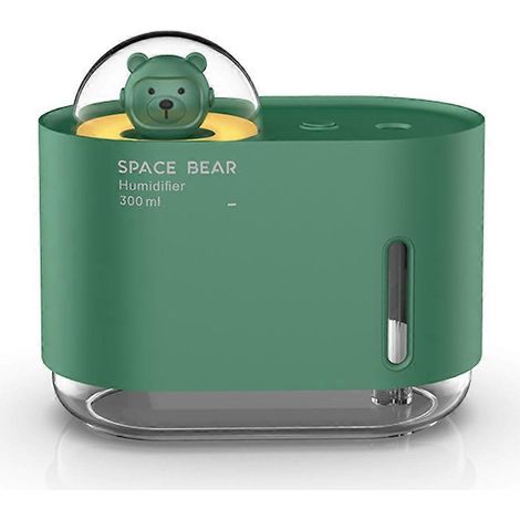 Humidificateur à arrêt automatique sans eau pour chambre, maison, bureau - Vert (1/5)