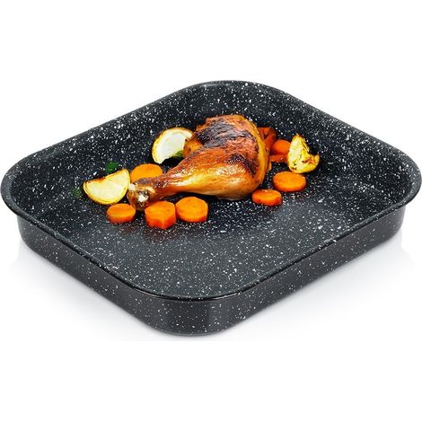 Asador rectangular de granito GRANDE 3 l, 29,5 x 26 x 4,5 cm