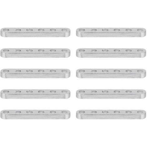 10 pièces Supports de Fixation Aluminium Plat 4x8mm pour Robotique et Équipements Industriels (1/5)