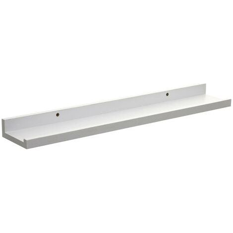 Etagère type cadre blanc 58x10x4cm (1/4)