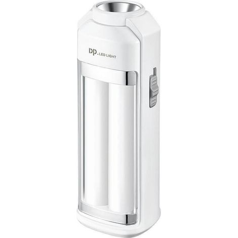 Lampe de secours LED - Rechargeable, 1200 mAh, 1+2 W, Autonome, Blanche