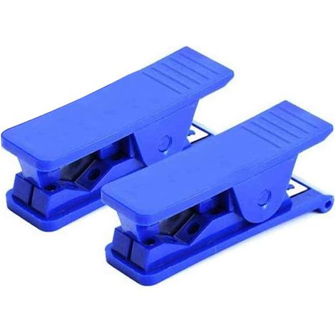 2 Pièces Coupe Tuyau,Couper Jusqu'à 16mm 3/4 Pouce Coupe-Tube en Plastique économique en Caoutchouc de Silicone Souple Pvc Pu en Nylon Tube de Tuyau en Plastique Coupe-Outil Outil de Coupe GROOFOO (1/5)