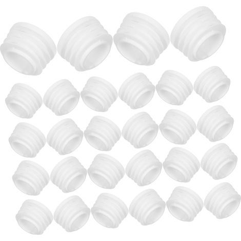 60 Bouchons ronds pour tubes, bouchons métalliques pour tubes (1/4)
