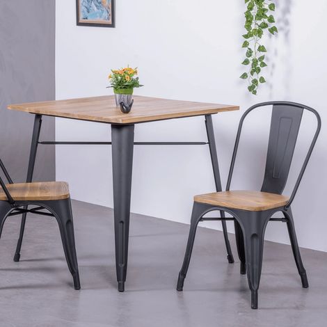 Nest Dream - Industrietisch  - Bistro - Schwarz