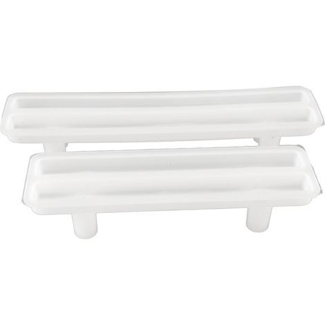 Moules de poignée de plateau en Silicone, 2 pièces, bricolage, poignée de plateau pour planche de service, plateau en Agate, plateau à bijoux, armoire, placard (1/5)