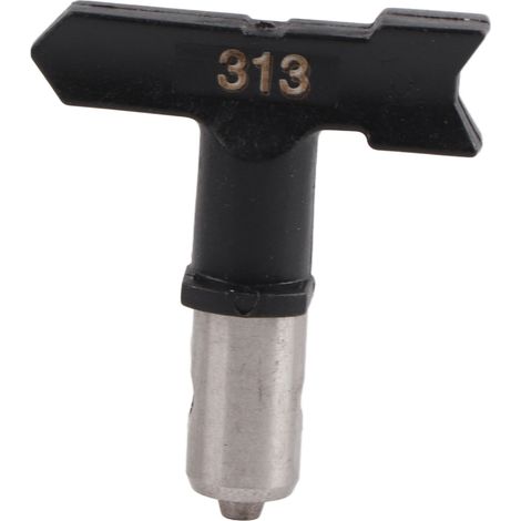 Buse Inversible de Spray à Airless en Carbure Tungstène 313, Noir, Set avec Accessoires pour Outil de Bricolage Domestique (1/5)