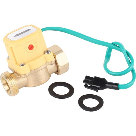 Pompe à eau à filetage G3/4‑G3/4 avec capteur de débit réglable et interrupteur de contrôle automatique de pression 220 V (1/5)