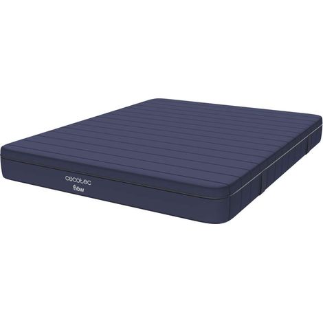 Cecotec Matelas Viscoélastique et Enveloppable Flow e-Hybrid + 105x190: 4 Couches Ressorts Ensachés SpringCore