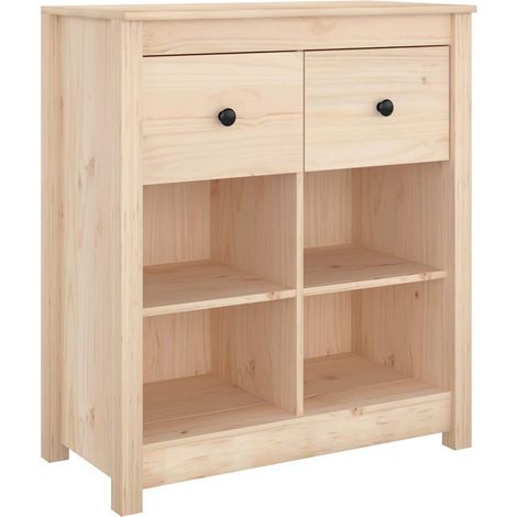 Maison Exclusive - Aparador de madera maciza de pino 70x35x80 cm (1/5)