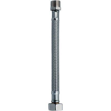 TUBO flexible de goma DN10 1/2"M-1/2"F L 60 CM para baño lavabo