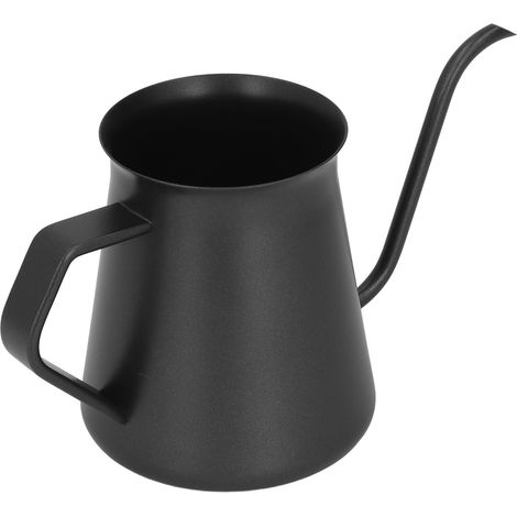 Edelstahl-Thermoskanne 400 ml, ergonomischer Schwanenhals, Handkaffeekanne, Küchenzubehör (1/5)