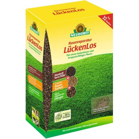 Neudorff – Rasenreparatur LückenLos – Mélange de réparation de gazon, 2,5 kg pour env. 32 zones