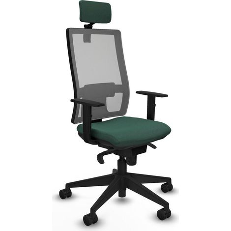 Piqueras y Crespo 1D066N2 Chaise de bureau verte confortable (1/3)