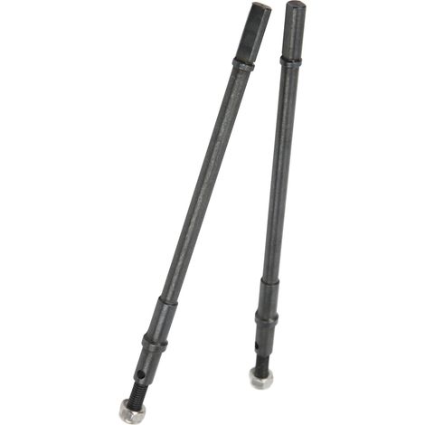 Essieu arrière en acier métallique pour voiture RC 1/6 Axial SCX6 AR90 - Accessoires de mise à niveau - Noir (1/5)