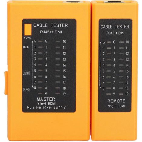 Testeur de câbles réseau multifonctionnel pour l'inspection à distance des câbles RJ45 (testeur HD)