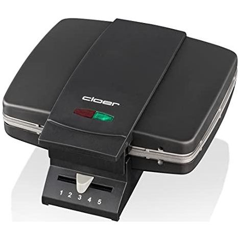Cloer 1440 Gaufrier Noir 930 W 5 Températures