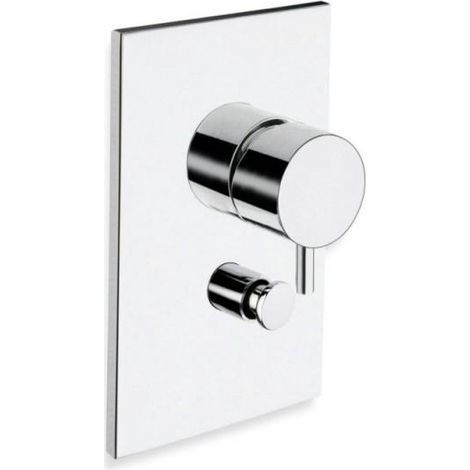 DOUCHE TRIVERDE ENCASTREE 2 SORTIES ABS CHROME - CRISTINA ONDYNA TV65951 (1/2)