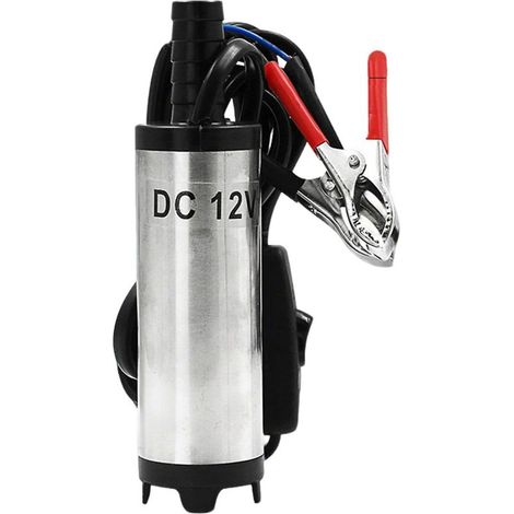Pompe de – Fluide polyvalent robuste 12 V 24 V 38 mm, distributeur d'extracteur d'huile, réservoir de frein de bateau, de tambour, moteur automobile Tondeuse à gazon de voiture, entr (1/5)