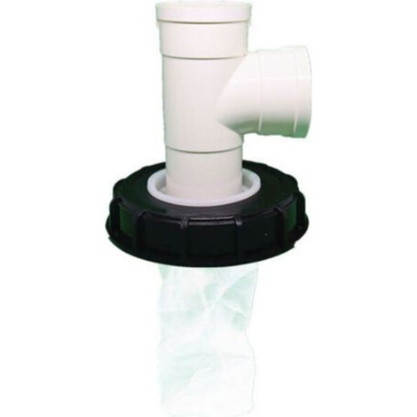 IBC-Tankdeckel mit waschbarem Nylonfilter für 1000-Liter-IBC-Regenwassertanks, IBC-Deckelfilter, IBC-Tankzubehör, Nylon-Regenwasserfilter (vertikales T-Stück) (1/5)