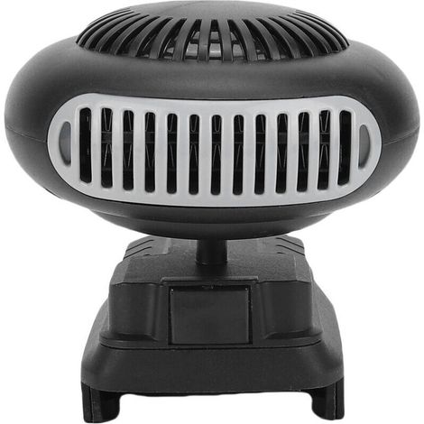 170-Watt-Akku-Zusatzheizung, 2 Geschwindigkeitsstufen, Schnellheizfunktion, Entfeuchtungsfunktion, Abtaufunktion, batteriebetriebener Ventilator für Zuhause, Auto und Baustelle.