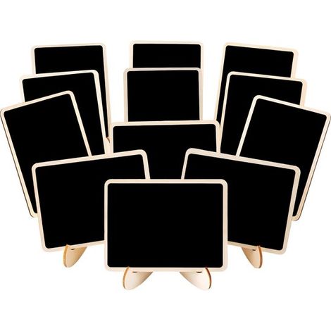 10 pizarras pequeñas，10 x 7,5 cm，Tableros de anuncios，Tableros de exhibición，Señalización para cafeterías y restaurantes，tarjetas de panadería (1/5)