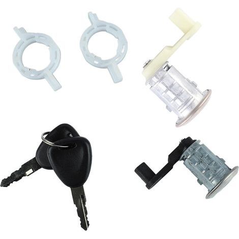 Cylindre de voiture de remplacement 7701468981 avec commande à 2 clés pour THALIA, ensemble de cylindres à barillet de haute qualité pour une sécurité accrue (1/5)