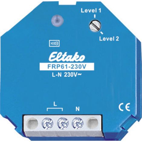 FRP61-230V Eltako Funk Repeater    Unterputz  Reichweite max. (im Freifeld) 30 m